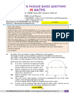 Case Study Questions For XII (2023-24)