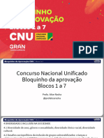 Bloquinho Da Aprovação CNU - Blocos 1 A 7 - Alice Rocha