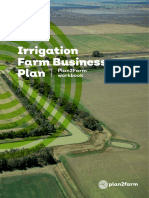 Irrigation Farm Business Plan Plan2farm Workbook