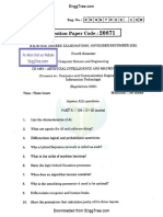 CS3491 Artificial Intelligence and Machine Learning Nov Dec 2023 Question Paper Download