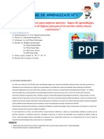 EXPERIENCIA DE APRENDIZAJE #01 - 5°grado 2024