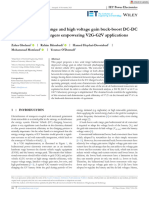 Bidirectional Wide Range and High Voltage Gain Buck-Boost DC-DC Converter For EV Chargers Empowering V2G-G2V Applications