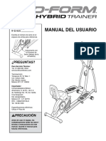 Pro Form Hybrid Trainer Manual