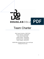 Team Charter - Catalysts