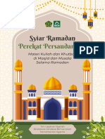 Syiar Ramadan Perekat Persaudaraan Materi Kuliah Dan Khutbah Di Masjid Dan Musala Selama Ramadan