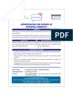 15.4.22 Opportunities For Export of Potential Products