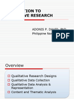 Handout On Qualitative Research