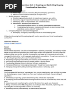 Housekeeping Room Status Codes Explained | PDF