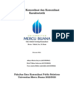 Kelompok 4 Sosiologi Komunikasi Dan Komunikasi Karakterisitik