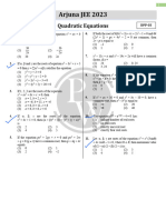 Quadratic Equations - DPP 03
