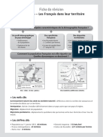 Fiche de Révision: Chapitre 16 - Les Français Dans Leur Territoire