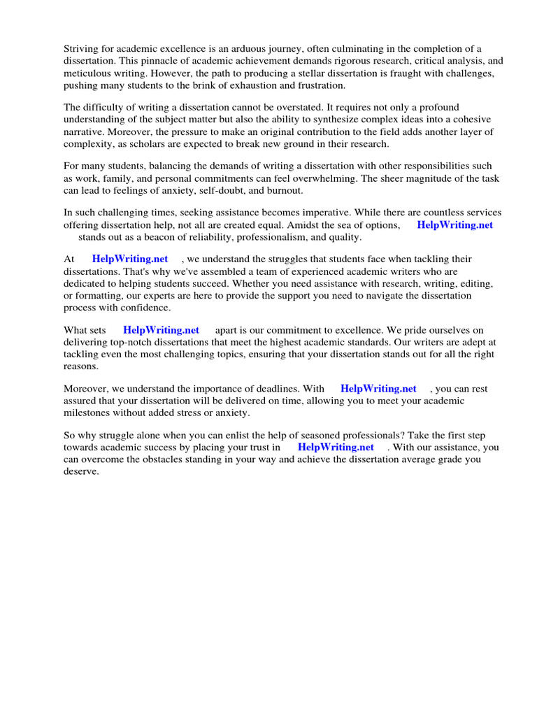 Dissertation Average Grade Pdf Thesis Self Efficacy