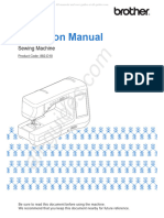 Brother 882 D10 Sewing Machine Instruction Manual