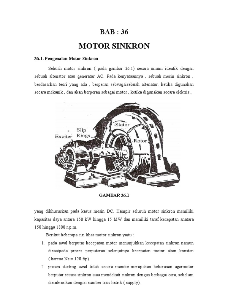 Motor Sinkron