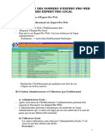 Integration Des Données d'ExpertPro Web Vers ExpertPro Local