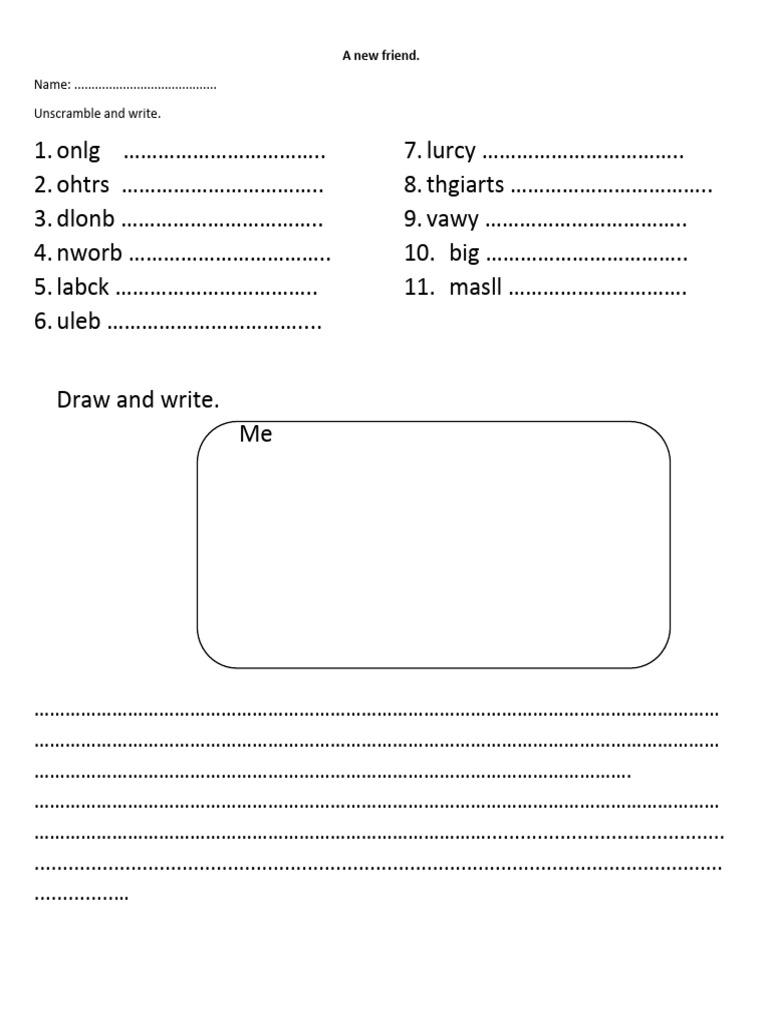 my friend lesson 1 class 3