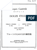 Jacques Casterede - Douze Etudes