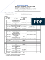 Rundown Kunjungan Kerja KABALAI BPJN - 24-26 Mei 2023