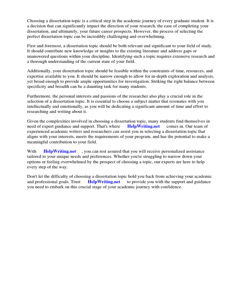 Choose dissertation topic pdf thesis rationality