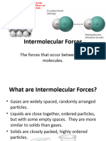 Intermolecular Forces