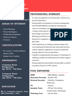 Sample CV For 3-6 Years