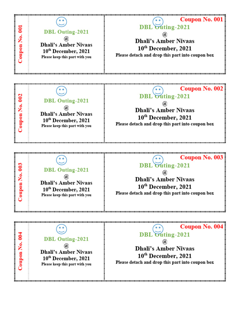 Raffle Draw | PDF | Home & Garden