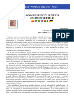 Sandor Ferenczi El Mejor Discipulo de Freud