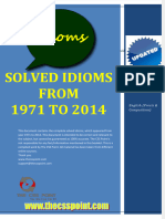 40 Years Solved CSS Idioms Book PDF