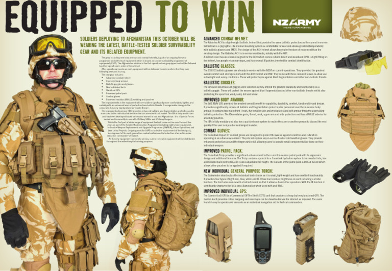 Soldier Equipment Modernization Overview | PDF | Helmet | Military ...