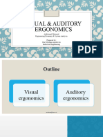 Visual & Auditory Ergonomics