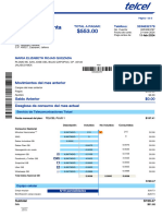 Estado de Cuenta $553.00: Movimientos Del Mes Anterior Total