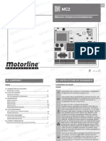 Manual de Utilizare Unitate de Comanta Pentru Poarta Batanta Motorline MC2 1
