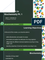 Chem 113 Introduction To Biochemistry Pt. 1