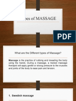 Types of Massage