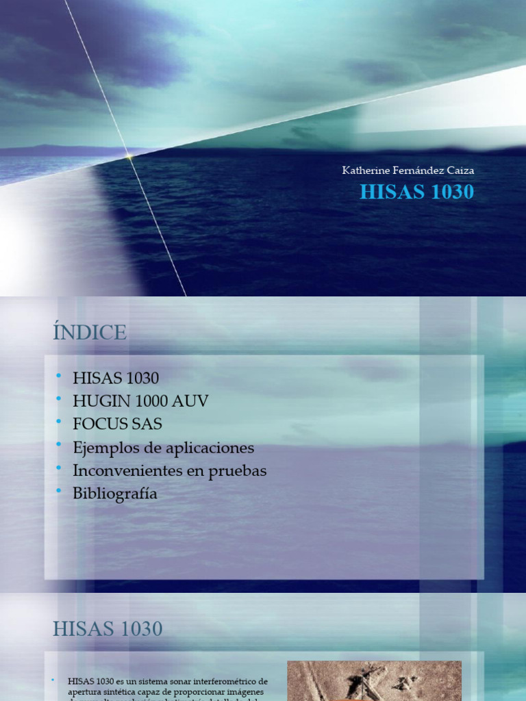 Presentación HISAS1030 Comprimida | PDF | Sonar