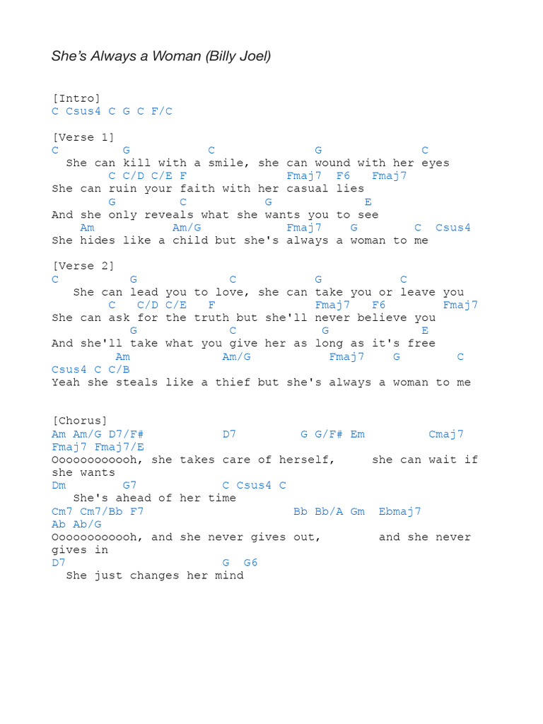 She Is Always A Women | PDF