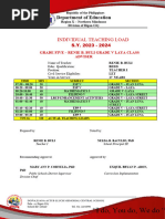 Individual Teaching Load Lopez