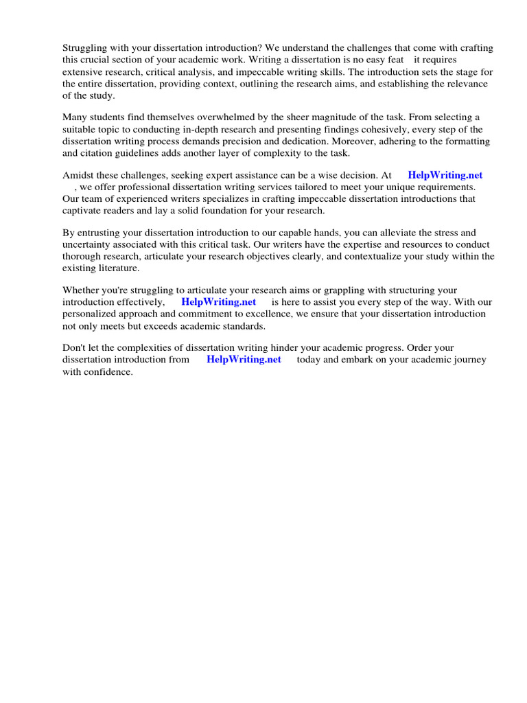 Dissertation introduction sample uk download free pdf thesis
