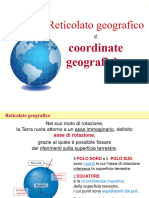 Pianeta Terra - Reticolato Geografico e Coordinate Geografiche