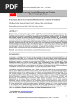 Classroom-Based Assessment of Science in The Context of Malaysia