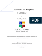 A Framework For Adaptive E-Learning