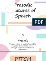 Prosodic Features of Speech