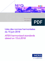 listes des normes atex 