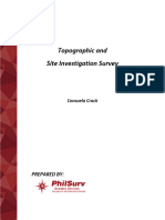 Survey Methodology Topographic Survey