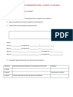 Mecanismos de Transmisión Lineal: La Polea Y La Palanca