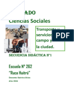 Sociales 2do - Secuencia 1 - Transportes Del Campo y La Ciudad