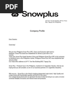 Snowplus Company Profile