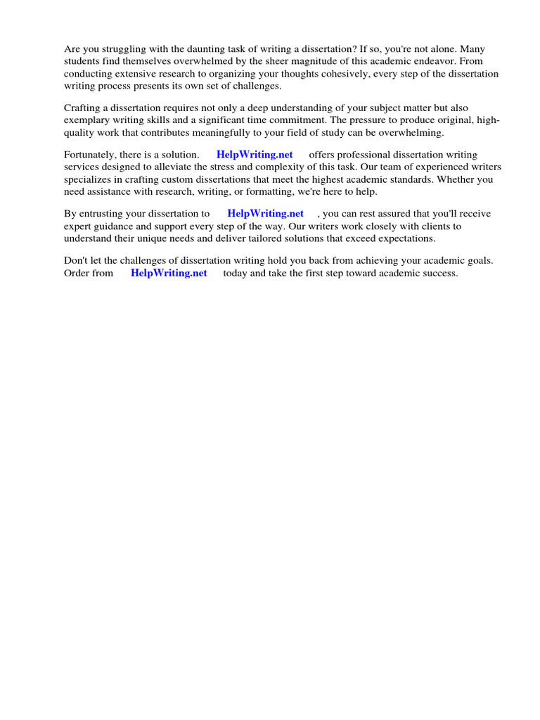 Dissertation Format Sample | PDF | Thesis | Methodology