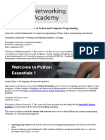 Phyton - Introduction - Cisco Basic Course