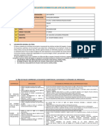 Planificación Curricular Anual de Ingles 3°